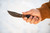 TOPS Knives: Woodcraft - WC-01 - Midnight Bronze Blade - Tan & Black Canvas Micarta Handle