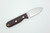 LT Wright Knives Bushbaby - A2 Steel - Flat Grind - Double Red Canvas Micarta - Matte Finish