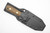 LT Wright Knives: Genesis - CPM 3V Steel - Flat Grind - Brown Burlap - Mate Finish - Kydex Sheath