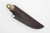 LT Wright Knives: Frontier First - O1 Tool Steel - Flat Grind - Natural Maple w/ Black Liners - 1