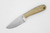 LT Wright Knives: Frontier First - O1 Tool Steel - Flat Grind - Natural Maple w/ Black Liners - 2