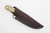 LT Wright Knives: Frontier First - O1 Tool Steel - Flat Grind - Natural Maple w/ Black Liners - 2