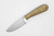 LT Wright Knives: Frontier First - O1 Tool Steel - Flat Grind - Natural Maple w/ Black Liners - 3