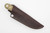 LT Wright Knives: Frontier First - O1 Tool Steel - Flat Grind - Natural Maple w/ Black Liners - 3