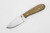 LT Wright Knives: Frontier First - O1 Tool Steel - Flat Grind - Natural Maple w/ Black Liners - 4