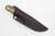 LT Wright Knives: Frontier First - O1 Tool Steel - Flat Grind - Natural Maple w/ Black Liners - 4