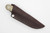 LT Wright Knives: Frontier First - O1 Tool Steel - Flat Grind - Natural Maple w/ Black Liners - 5