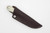 LT Wright Knives: Frontier First - O1 Tool Steel - Flat Grind - Brown Bone w/ Black Liners - 2