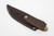 LT Wright Knives: Frontier First - O1 Tool Steel - Flat Grind - Brown Bone w/ Black Liners - 4