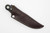 LT Wright Knives: Frontier First - O1 Tool Steel - Flat Grind - Black Canvas Micarta w/ Yellow Liners - Matte