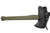Winkler Knives - Combat Axe - 80CRV2 Steel - Green Canvas Laminate Handle