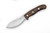 LT Wright Knives: Jessmuk - Scandi Grind - O1 Tool Steel - Desert Ironwood Handle w/ Black Liners - 1