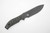 White River Knives GTI 4.5 - S35VN Black Ionbond Coated Blade - Black and Olive Drab Linen Micarta Handle