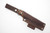 LT Wright Knives Bushbaby - Saber Grind - O1 Steel - Desert Ironwood - Black Liners - 1 / FREE BLACK LINERS!