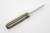 LT Wright Knives Bushbaby - O1 Tool Steel - Saber Grind - Natural Canvas Micarta Handle w/ Black Liners - Matte Finish
