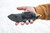 TOPS Knives: Field Dog - FDOG-01 - Tan/Black G10 Handle w/Orange Insert, Leather Sheath