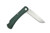 Smith & Sons Knives: MudBug - D2 Tool Steel - Forest Green Burlap Micarta Handle