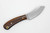 LT Wright Knives: Lil Muk - Saber Grind - O1 Steel - Desert Ironwood w/ Black Liners - 1