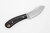 LT Wright Knives: Lil Muk - Saber Grind - O1 Steel - Desert Ironwood w/ Black Liners - 5