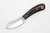 LT Wright Knives: Lil Muk - Saber Grind - O1 Steel - Desert Ironwood w/ Black Liners - 7
