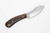 LT Wright Knives: Lil Muk - Saber Grind - O1 Steel - Desert Ironwood w/ Black Liners - 9