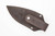 LT Wright Knives: Lil Muk - Saber Grind - O1 Steel - Brown Burlap - Matte Finish