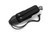 LionSteel Knives: T6 - CPM 3V Steel - Old Black Blade Finish - Black Canvas Micarta Handle
