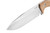 LionSteel Knives: T6 - CPM 3V Steel - Satin Blade Finish - Natural Canvas Micarta Handle