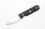 LT Wright Knives Bushbaby - A2 Steel - Flat Grind - Black Canvas Micarta - Mountain Finish