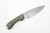 Bradford Knives: Guardian3.2, 3D - CPM MagnaCut - Drop Point - Sabre Grind - Stonewash Finish Blade - 3D OD Green Micarta Handle