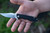 TOPS Knives Mini Scandi Folder, MSF-4.0 - Satin Blade Finish - Black G10 Handle