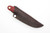 LT Wright Knives Frontier First - CPM 3V Steel - Flat Grind - Red G10 - Matte Finish