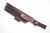 LT Wright Knives Forest Trail - CPM 3V Steel - Saber Grind - Desert Ironwood w/ Black Liners-1