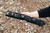 TOPS Knives Steel Eagle 111A - SE111AHP - Black Traction Coating - Hunters Point - Black Linen Micarta Handle