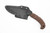 Winkler Knives - Contingency - 80CRV2 Steel - Flat Grind - Sculpted Brown Laminate Handle - Tapered Tang