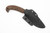 Winkler Knives - Contingency - 80CRV2 Steel - Flat Grind - Sculpted Brown Laminate Handle - Tapered Tang