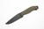 Winkler Knives - Drop Point Crusher - 80CRV2 Steel - Flat Grind - Green Laminate Handle