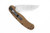 Ontario RAT Model 1 Folding Knife - 3.625" AUS-8 Steel Stonewashed Finish Blade - Coyote Brown Nylon Handle - 8848CB