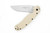 Ontario RAT Model 1 Folding Knife - 3.625" AUS-8 Steel Stonewashed Finish Blade - Desert Tan Nylon Handle - 8848DT