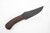 Winkler Knives - Belt Knife - 80CRV2 Steel - Flat Grind - Brown Laminate Handle - Tapered Tang