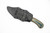 Winkler Knives - Belt Knife - 80CRV2 Steel - Flat Grind - Camo G10 Smooth Handle - Tapered Tang