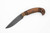 Winkler Knives - Contingency - 80CRV2 Steel - Flat Grind - Walnut Handle With Tribal Artwork - Tapered Tang