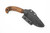 Winkler Knives - Contingency - 80CRV2 Steel - Flat Grind - Walnut Handle With Tribal Artwork - Tapered Tang