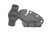 Winkler Knives - Push Dagger - 80CRV2 Steel - Full Double Edge - Black Laminate Handle - Sculpted