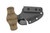 Winkler Knives - Push Dagger - 80CRV2 Steel - Full Double Edge - Tan Laminate Handle - Sculpted