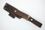 LT Wright Knives Bushbaby - A2 Steel - Flat Grind - Black Dyed Bone w/ Black Liners - 6