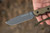 TOPS Knives Spirit Hunter X3 - Tungsten Finish - 4.75" Blade - 1095 Steel - Green Canvas/Black Canvas Micarta Handle