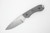 Bradford Knives: Guardian4.2, 3D - CPM MagnaCut - Drop Point - Sabre Grind - Stonewash Finish Blade - 3D Black Micarta Handle