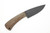 Winkler Knives - Forest Edge - 80CRV2 Steel - Flat Grind - Brown Laminate Handle