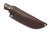 LT Wright Knives Companion - 1075 Steel - Flat Grind - Desert Ironwood w/ Black Liners - 1